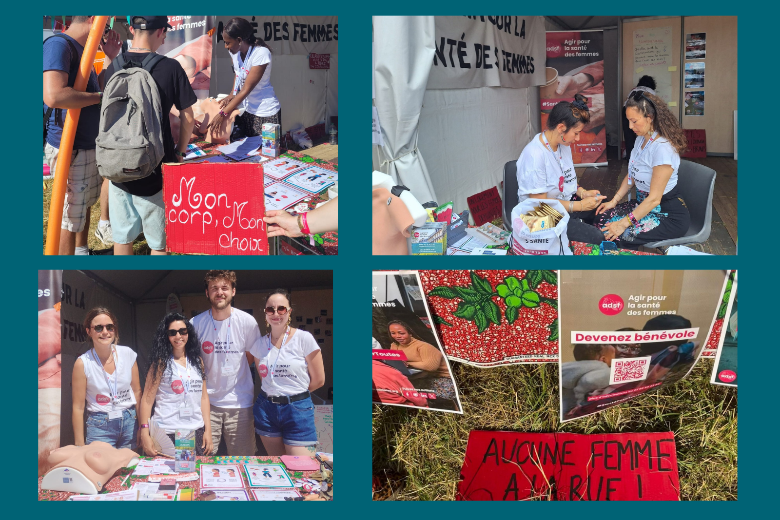 L’ADSF aux Solidays 2025 : un week-end d’engagement au service de la santé des femmes